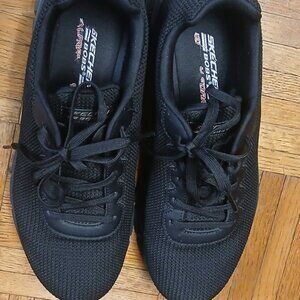 Black Skechers BOBS Sport with Memory Foam, 9.5 M
